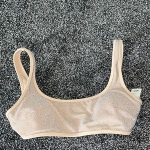 Aerie scoop sparkle bralette Small